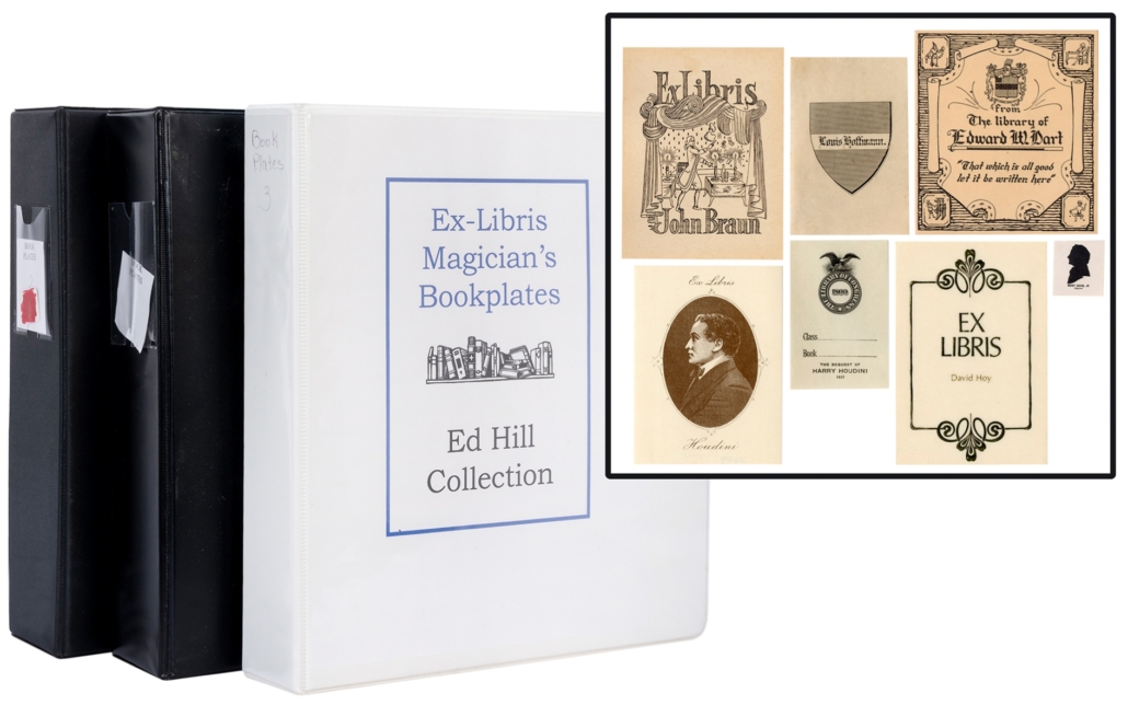 The Klosterman collection of magicians’ bookplates, est. $800-$1,200