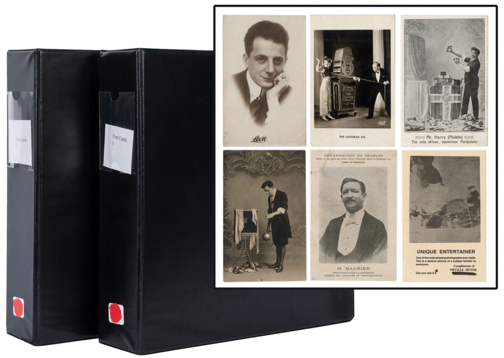 The Klosterman magic postcard collection, est. $4,000-$8,000