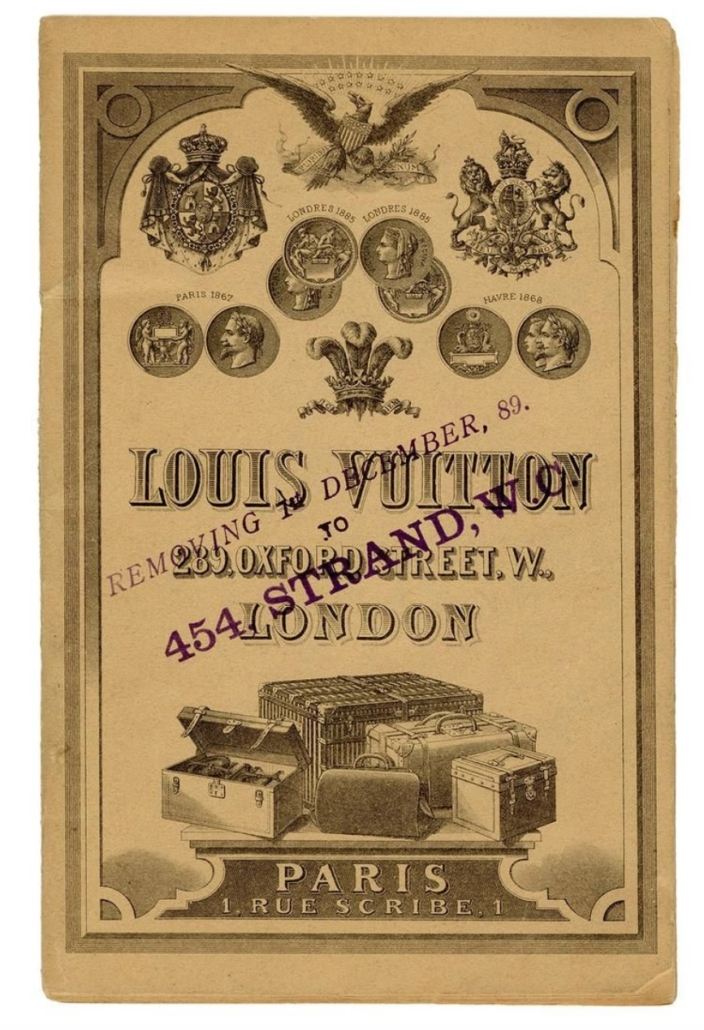 Illustrated Louis Vuitton catalog from 1887, $7,200