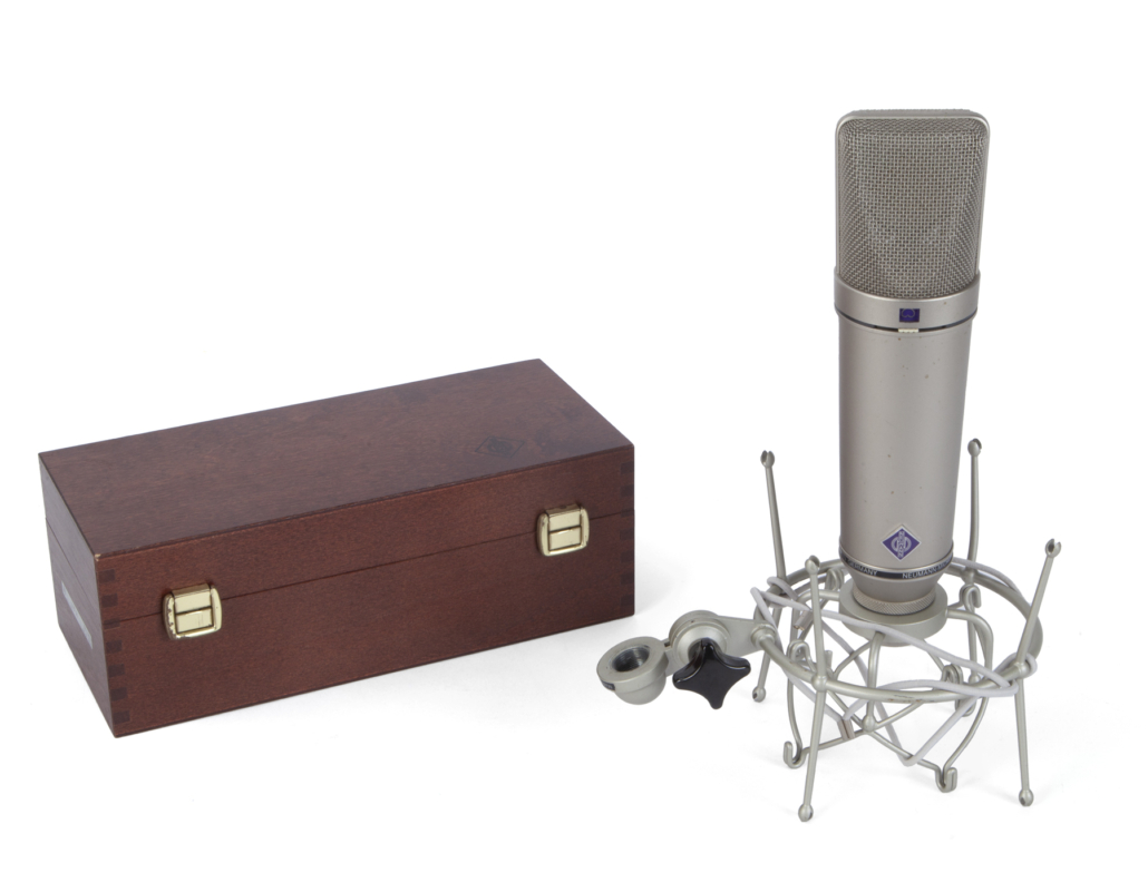 Casey Kasem’s Neumann brand model U 87 Ai studio microphone, est. $1,000 -$2,000