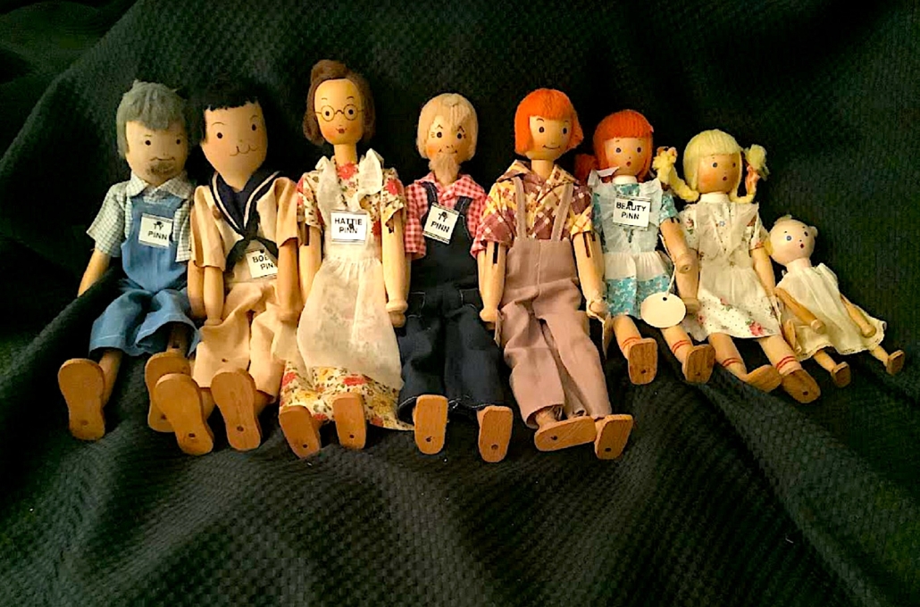 Group of Pinn family dolls, est. $1,500-$5,000