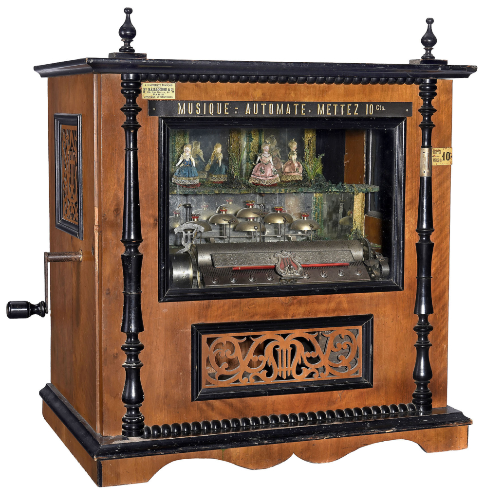 Circa-1890 coin-activated station musical box, est. €11,000-€15,000 