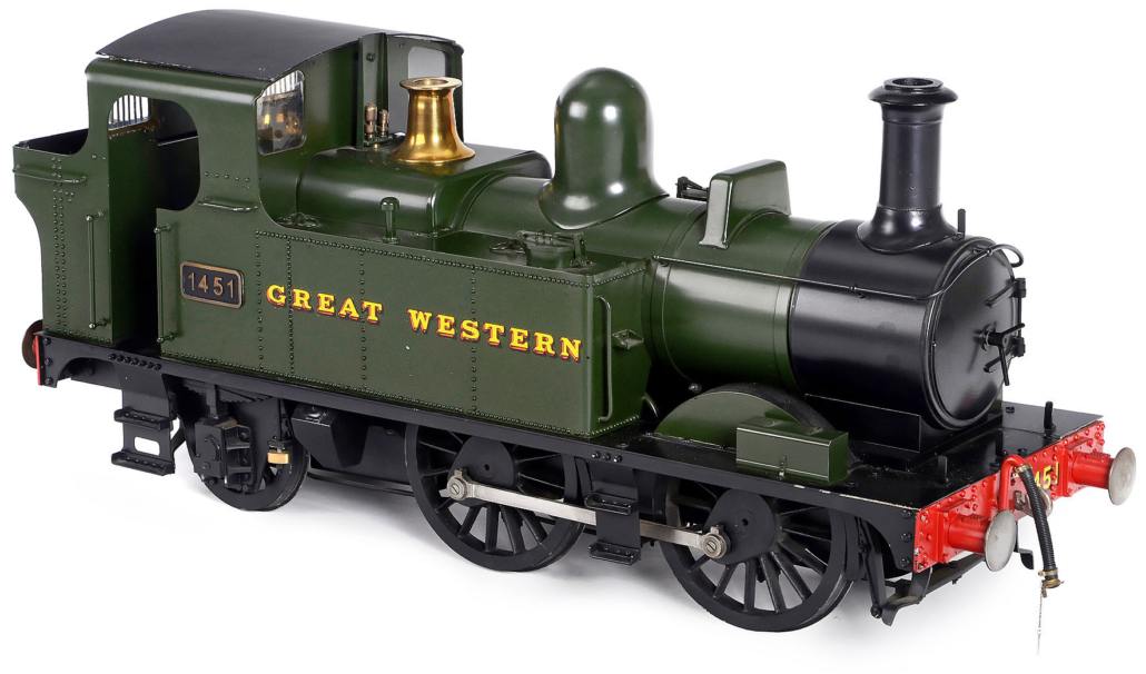 One-inch scale British live-team GWR 1451 locomotive, est. €2,500-€3,500 