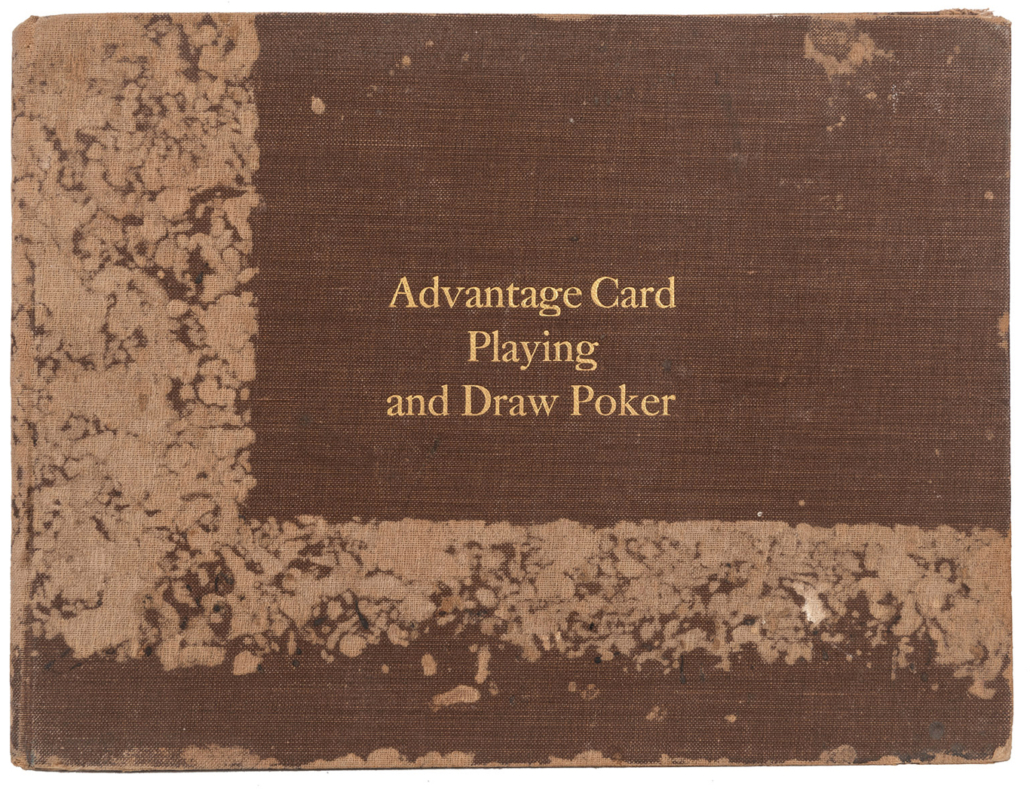 F.R. Ritter's ‘Combined Treatise on Advantage Card Playing and Draw Poker,’ est. $6,000-$9,000