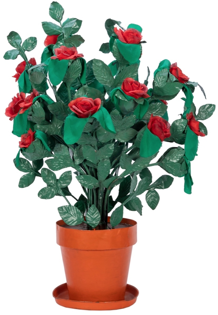 Dell O’Dell’s specially modified double blooming rose bush, est. $4,000-$8,000