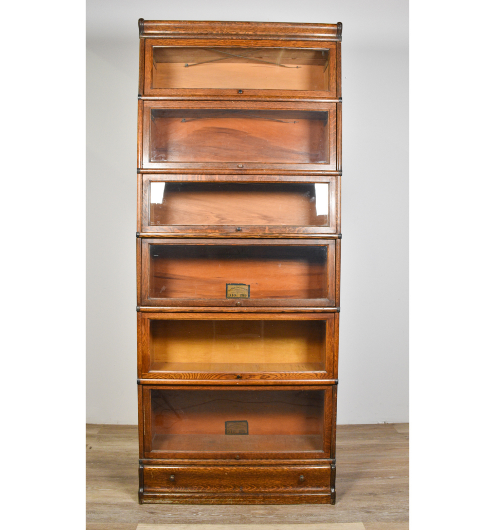 One of four Globe-Wernicke barrister bookcases, each est. $600-$800