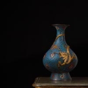 Chinese gilt-repousse-embellished cloisonne vase, est. $40,000-$60,000