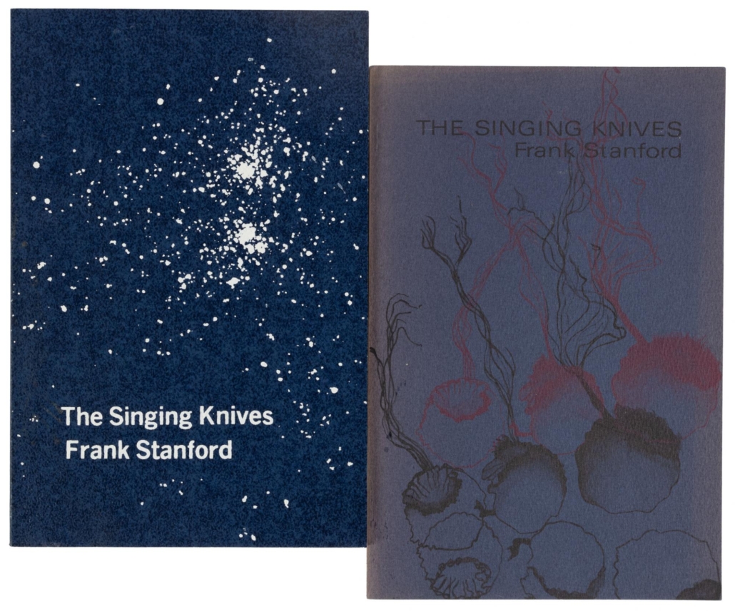 Inscribed copy of Frank Stanford’s first book, ‘The Singing Knives,’ est. $2,000-$3,000