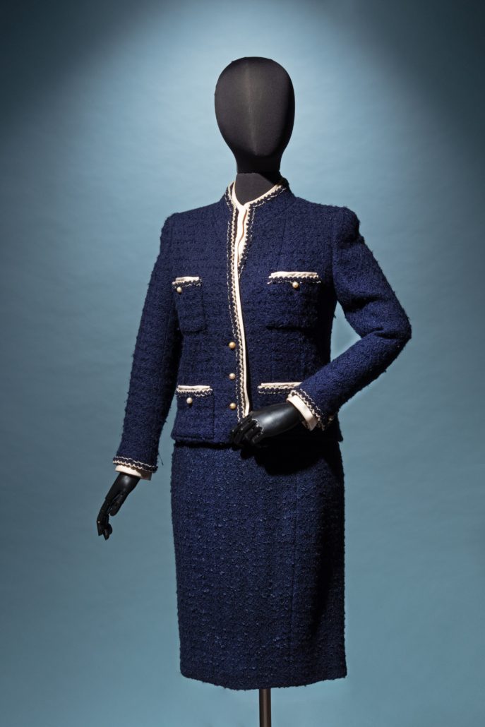 Chanel haute couture wool tweed skirt suit with removable facings, Spring/Summer 1997, est. $2,000-$4,000