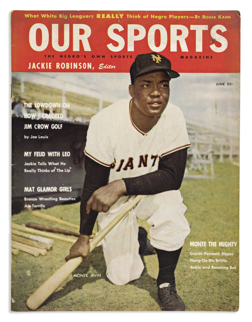 Complete run of Our Sports magazine from 1953, edited by Jackie Robinson, est. $800-$1,200