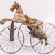 19th-century French hand-crank horse tricycle, est. $500-$700