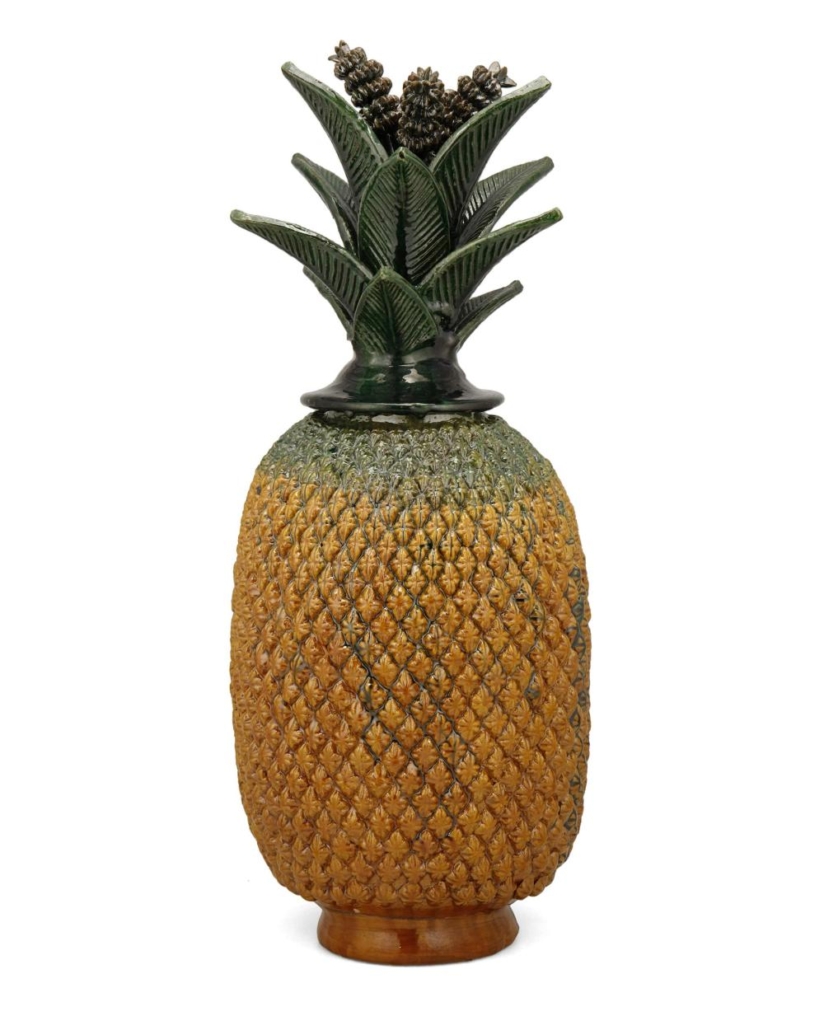 Michoacan pottery pineapple jar by Hilario Alejos Madrigal, $2,000 