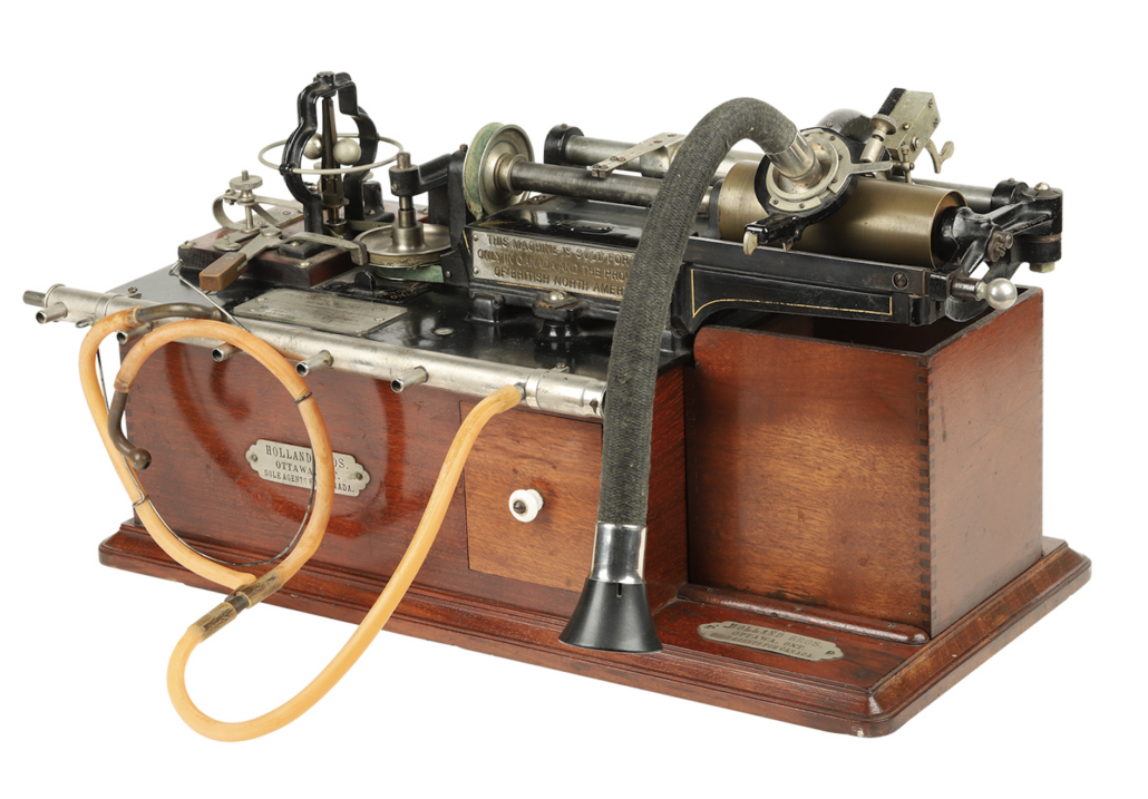 Circa-1890 Edison Class M cylinder phonograph, est. CA$10,000-$15,000