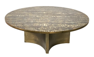Laverne bronze coffee table led tempting selection at Neue Auctions