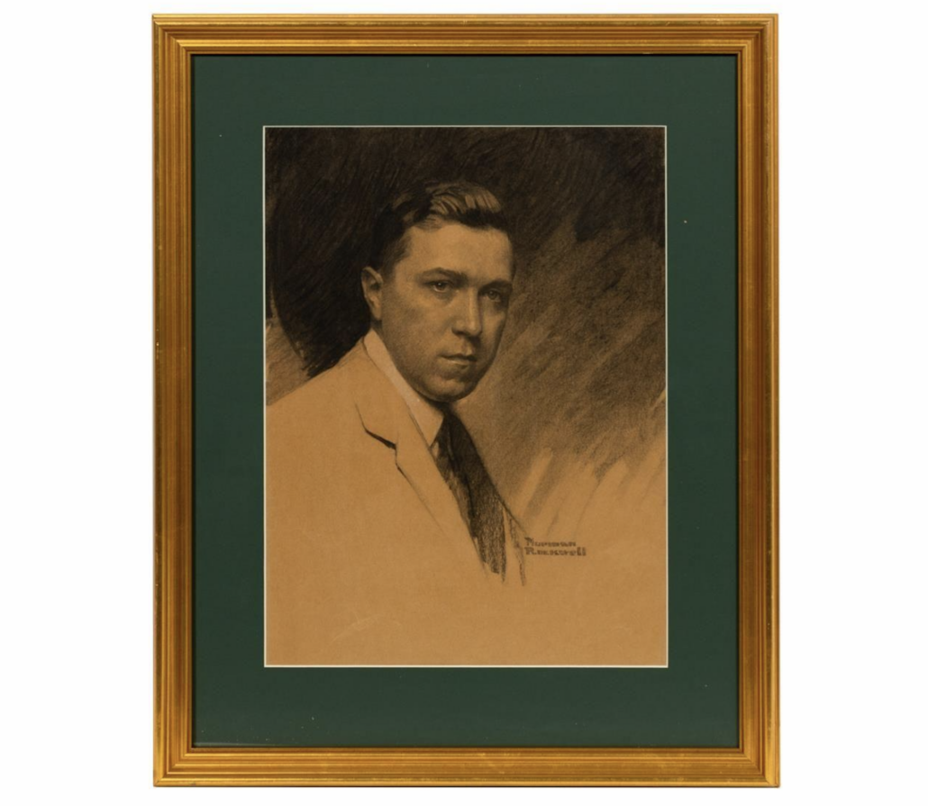  Portrait of Robert Woodruff by Norman Rockwell, $43,750