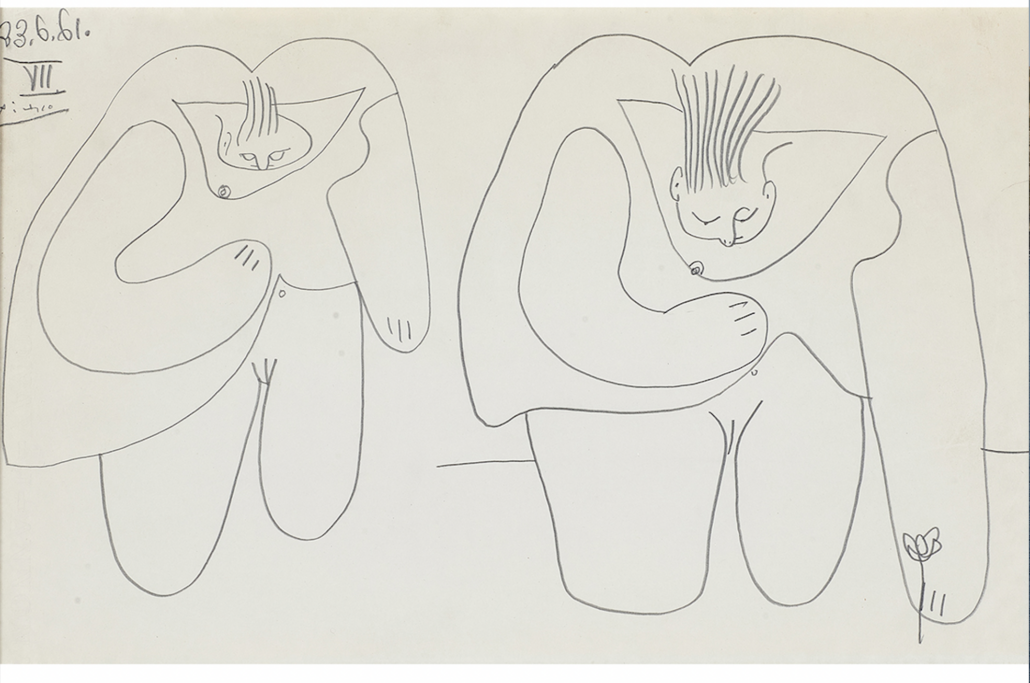 Pablo Picasso, ‘Les Dejeuners – Femmes Accroupies (Crouching Women),’ est. $100,000-$150,000