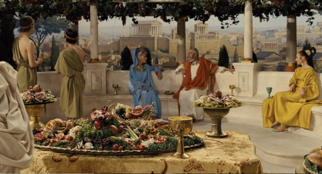 Originally painted for ‘Ben-Hur’ in 1959, this backdrop (48 by 18ft) was re-used in a scene in the 2016 for the film ‘Hail, Caesar!’