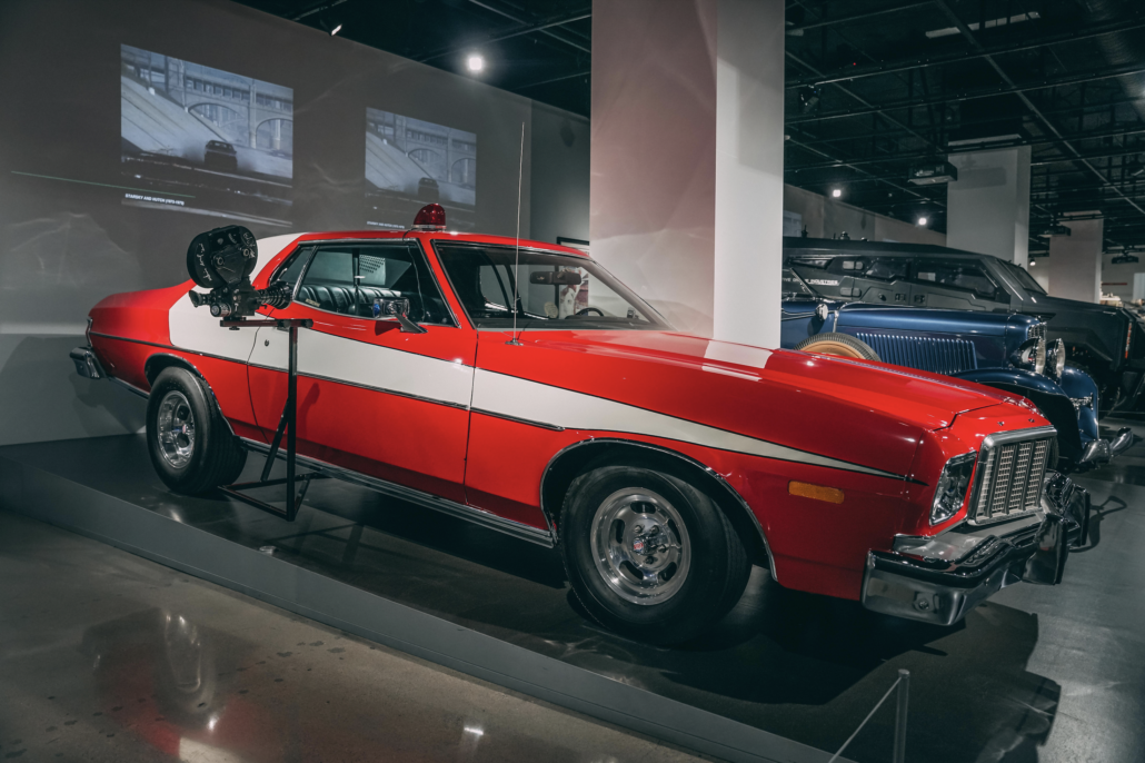 1976 Ford Gran Torino from the Starsky and Hutch TV show. Courtesy of the Petersen Automotive Museum