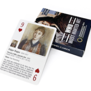 The Dallas-based Monuments Men Foundation for the Preservation of Art has created a deck of cards featuring Nazi-looted art in hopes of locating the missing works. Image courtesy of the Monuments Men Foundation