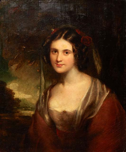 ‘Portrait of Mrs. Ford,’ attributed to Sir William Beechey, est. $1,000-$2,000
