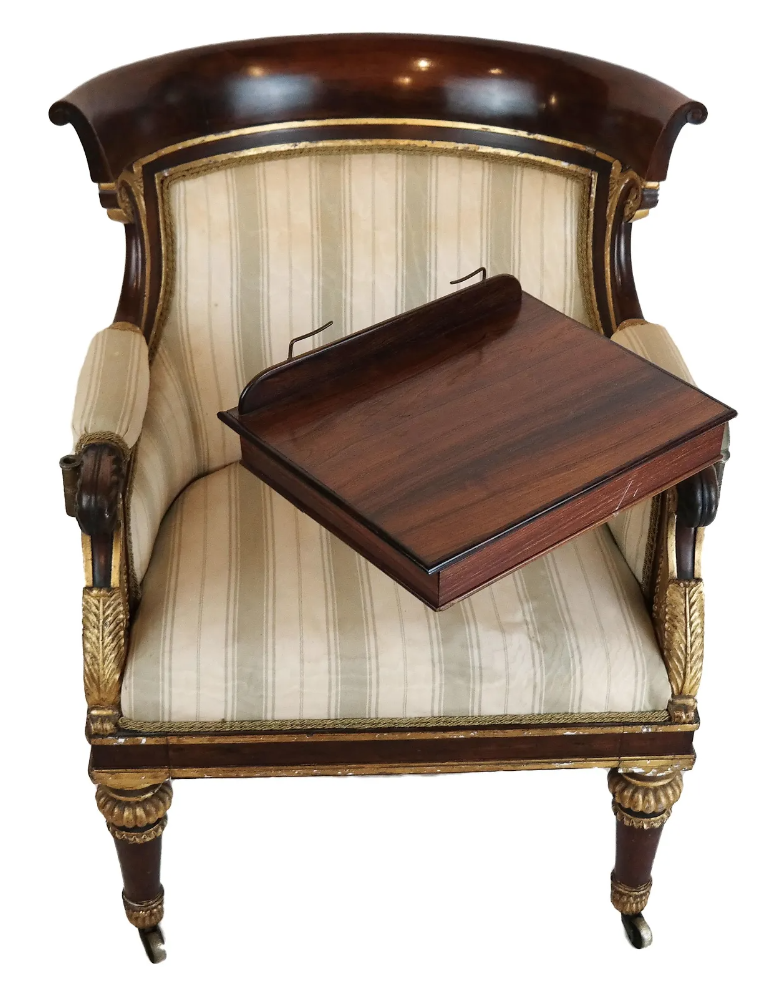 English furniture is a personal favorite for Trupiano and this George IV rosewood library chair performed well in March 2021, bringing $14,000 plus the buyer’s premium. Image courtesy of Roland Auctions NY and LiveAuctioneers.