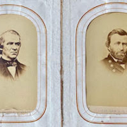 Civil War carte-de-visite photograph album, est. $500-$800