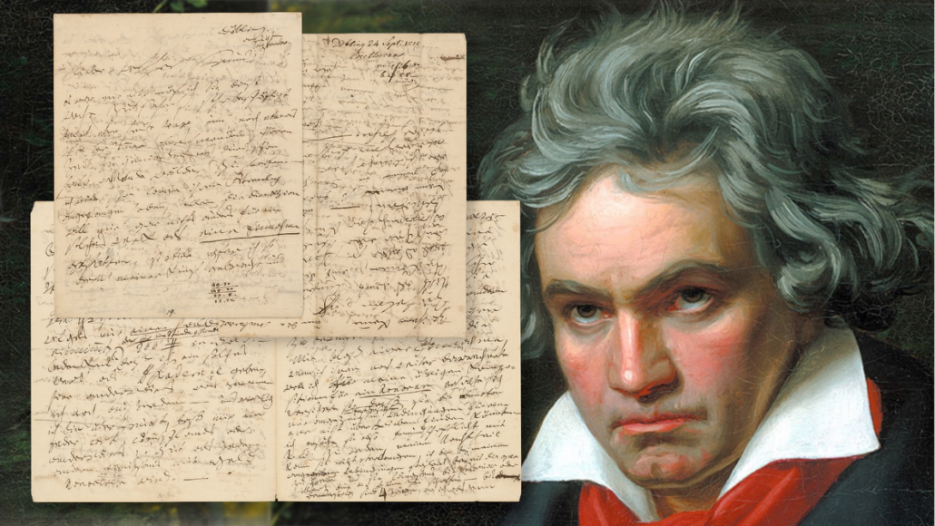 Four-page 1815 letter written by Ludwig von Beethoven, est. $300,000-$500,000