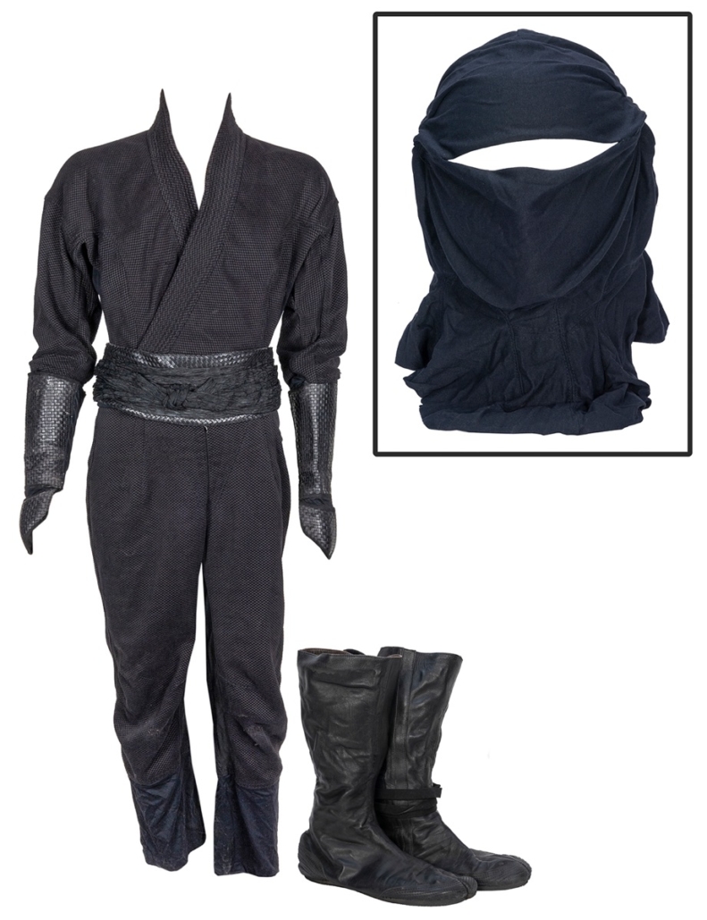  Full ninja costume from ‘Ninja Assassin,’ est. $300-$500