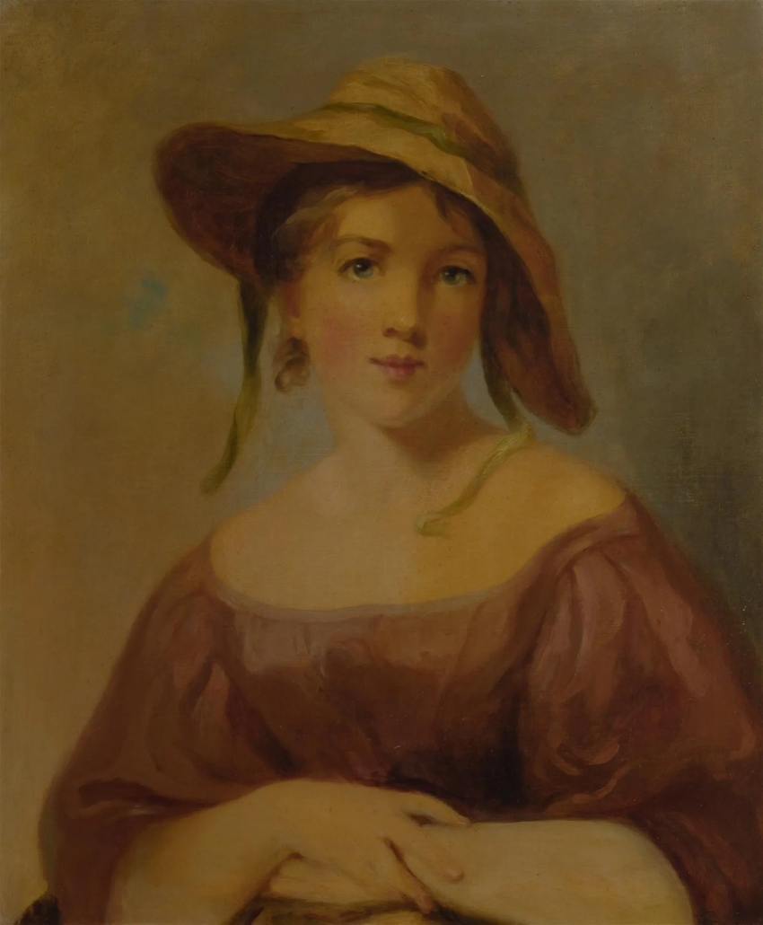  Thomas Sully, ‘Fancy Portrait of a Girl,’ est. $4,000-$6,000