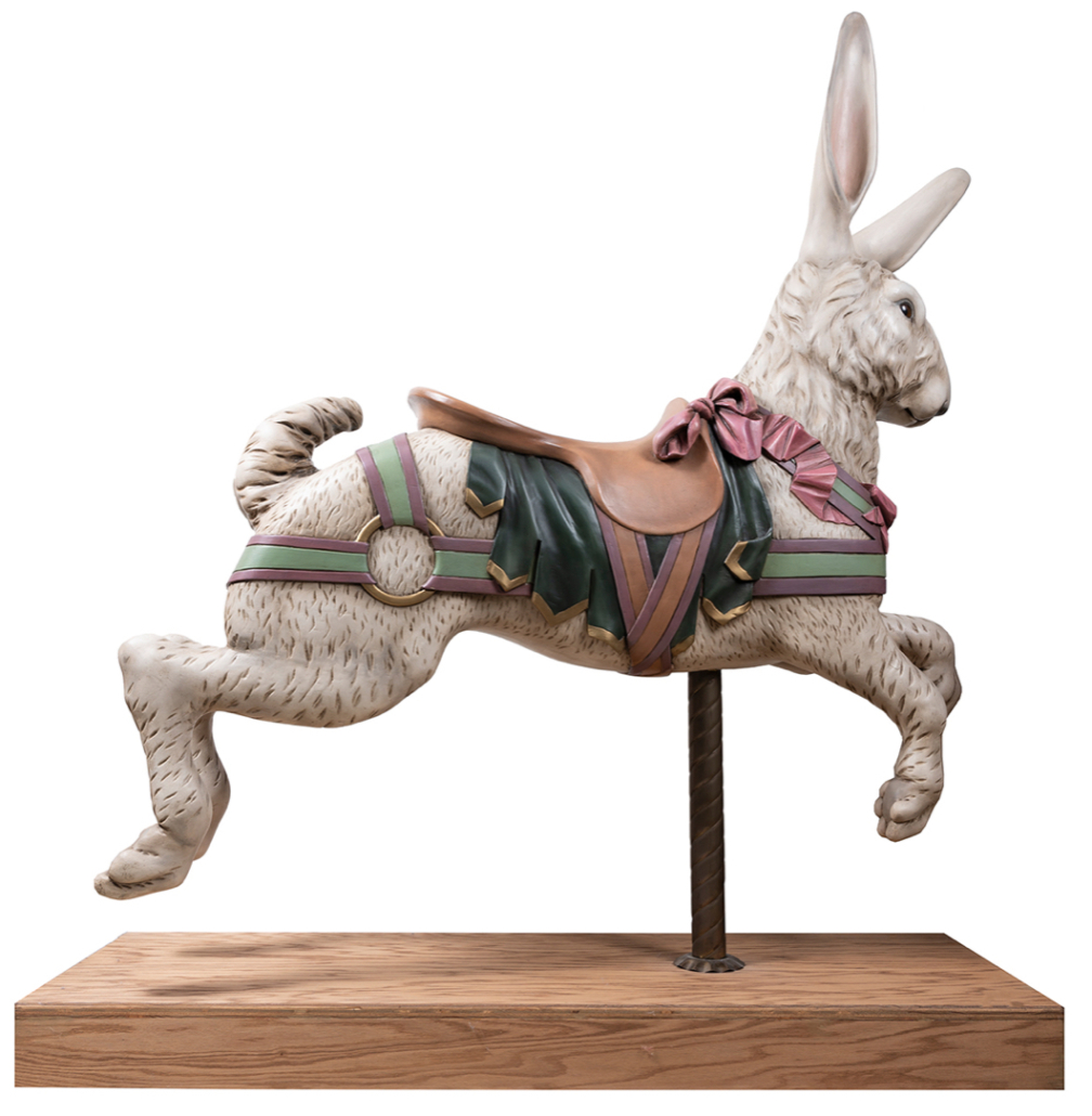 Circa-1900 carousel rabbit by the G.A. Dentzel Company, est. $28,000-$35,000