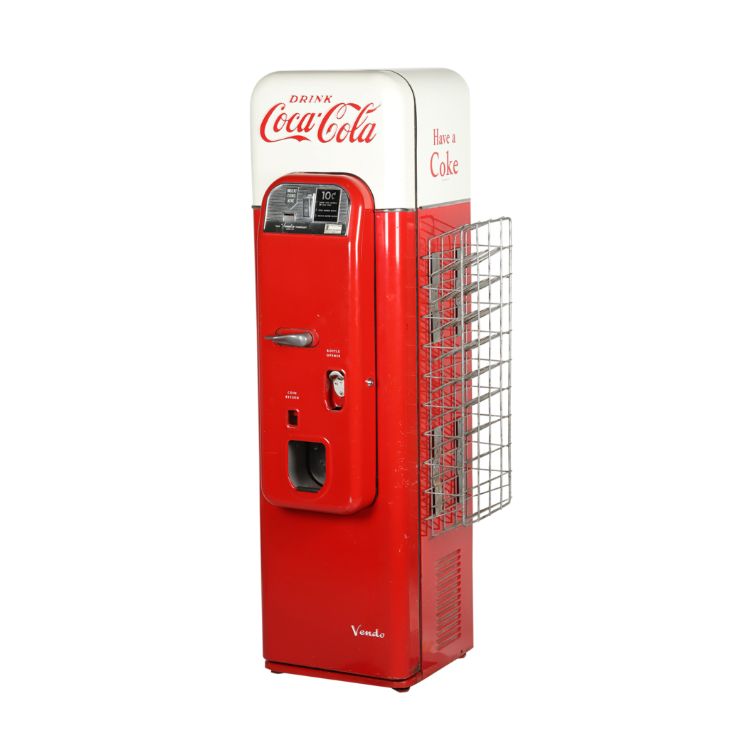 Circa-1940 Canadian Coca-Cola Vendo 44 vending machine, est. CA$4,000-$6,000