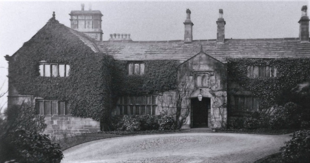 Archival photograph of Rawdon Hall, courtesy of Aireborough Historical Society
