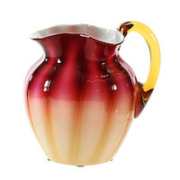Plated amberina water pitcher by New England glass, est. $6,000-$10,000