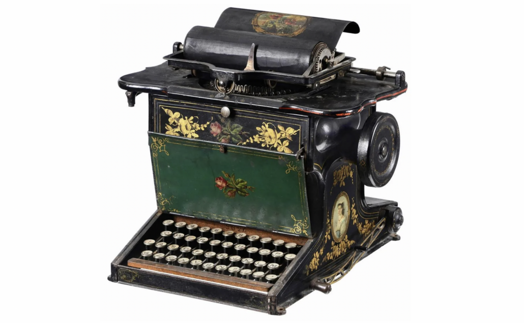  1873 Sholes & Glidden typewriter, $25,410