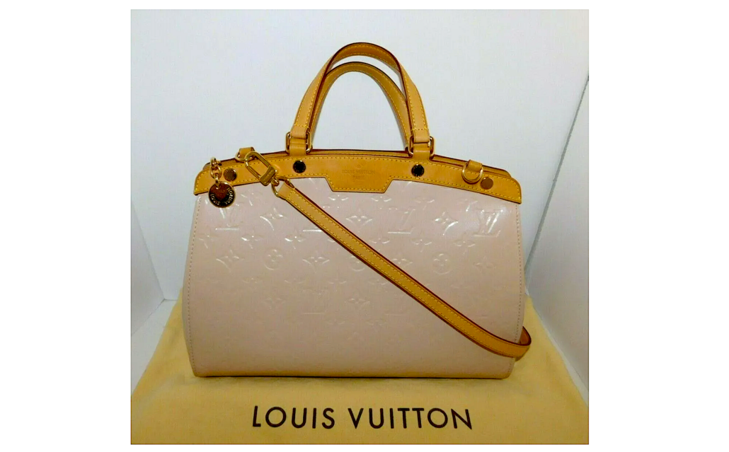 Louis Vuitton, Bags, Louis Vuitton Brea Blanc Corail Monogram Vernis