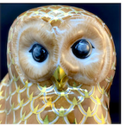Detail of Herend limited-edition signed Barred Owl, est. $3,500-$6,000