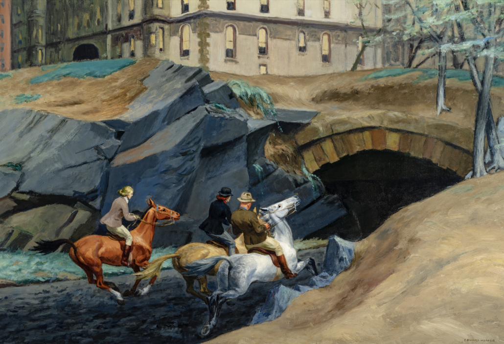  Edward Hopper, ‘Bridle Path,’ 1939. Image courtesy of the Bruce Museum