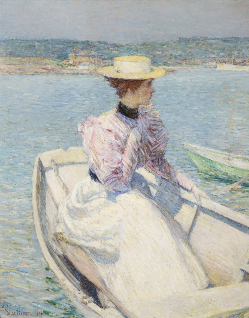 Childe Hassam, ‘The White Dory,’ 1895. Image courtesy of the Bruce Museum