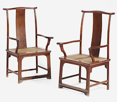Huanghuali armchairs reach almost $1M at Freeman&#8217;s Asian Art sale