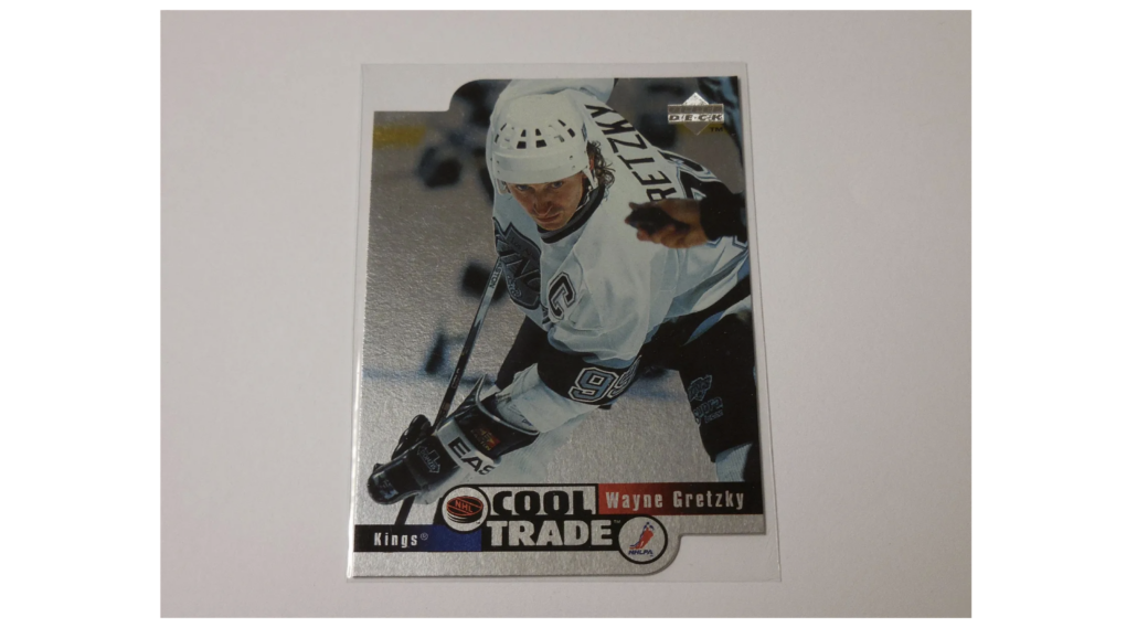  1995-1996 Upper Deck Wayne Gretzky Cool Trade die cut card, est. $50-$100