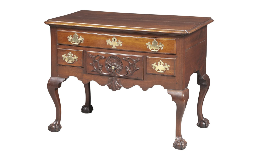Circa-1775 Philadelphia Chippendale carved walnut dressing table, est. $15,000-$25,000