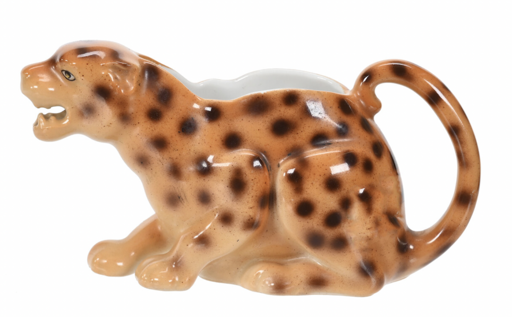 Royal Bayreuth cheetah creamer, est. $1,000-$2,000