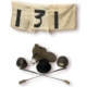 What are believed to be the saddle, three race-worn saddle cloths, jockey’s helmet and trainer’s hat from Sir Barton – horse racing’s first Triple Crown winner – will be auctioned May 5, with an estimate of $10,000-$1 million.