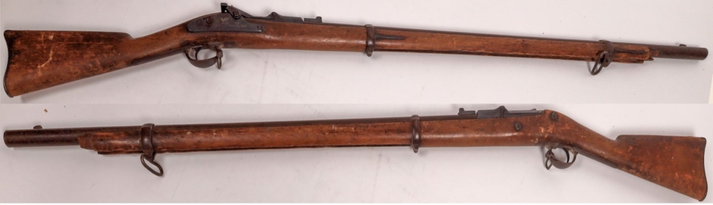 Trapdoor Springfield Model 1870 rifle, est. $300-$500