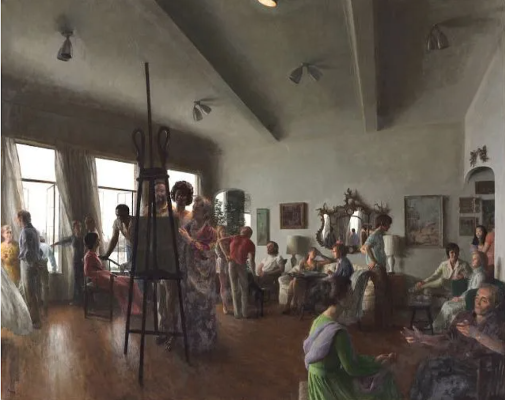 Fine art is a mainstay at Gray’s, accounting for most of the highest-grossing sales. John Koch’s ‘Summer Party (The Party)’ from 1971 attained $170,000 plus the buyer’s premium in September 2011. Auction image courtesy of Gray’s Auctioneers and LiveAuctioneers.