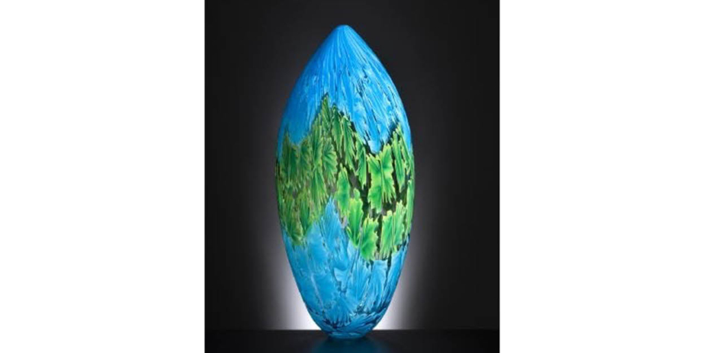 Lino Tagliapietra, ‘Florencia,’ 2019. Blown glass. 2022.6.190.1-3. Gift of Carl and Betty Pforzheimer. Courtesy of the artist. Photo © Russell Johnson.