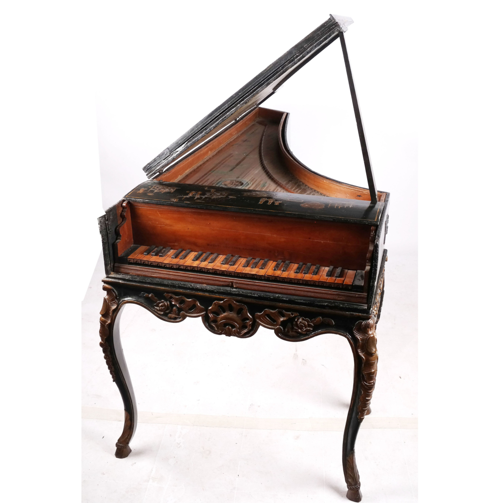 17th-century harpsichord, $68,750