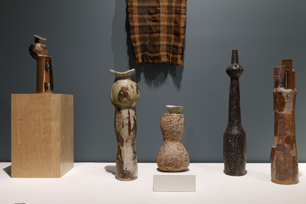 Installation shot of Katherine Choy: Radical Potter in 1950s New Orleans