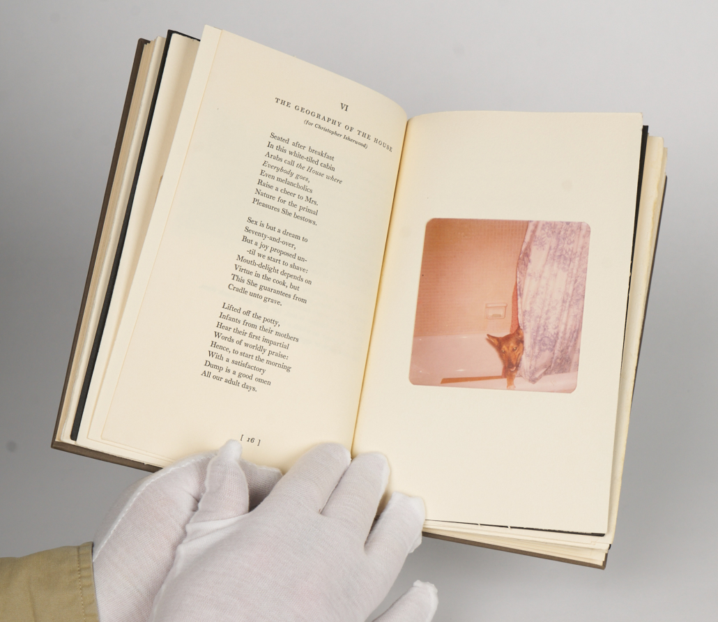  Hand-constructed artist book by John O’Reilly, est. $800-$1,200