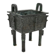 Chinese bronze ding ritual vessel, $128,000